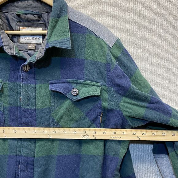 Legendary Whitetails Fleece Button Up Shirt Jacket Shacket Button Up - Picture 5 of 8